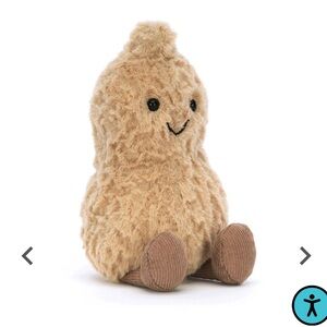 Jellycat Amuseables Peanut Brand New With Tags plushie dust bag included